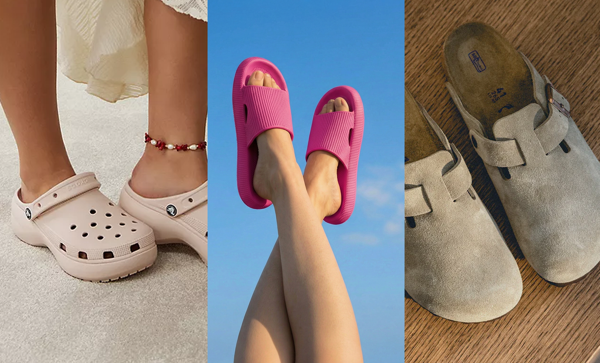 Crocs, Birkenstocks, HappyFlops: komfort-revolusjonen i kvinneskap