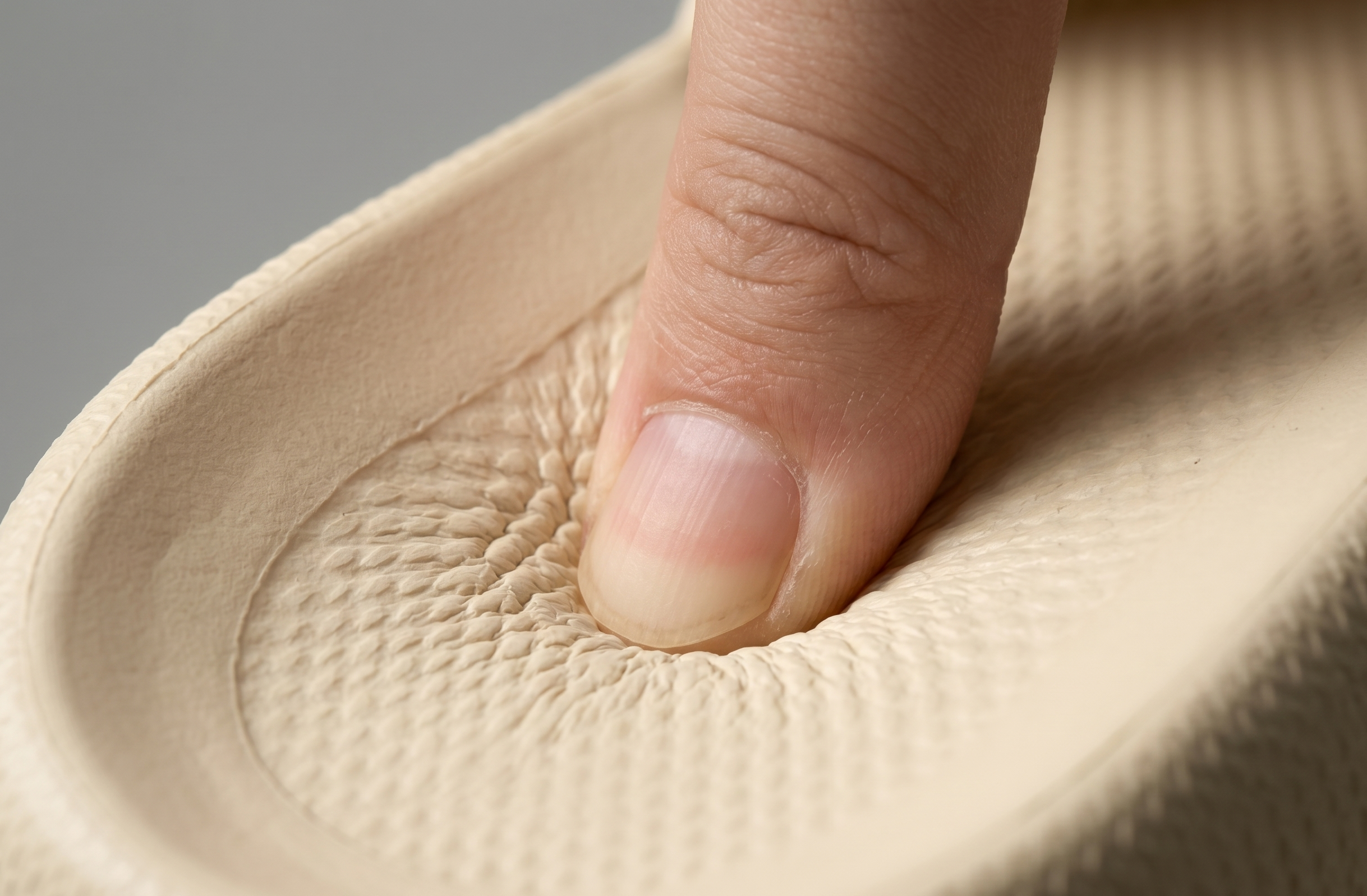 EVA-skummaterialet i en slipper