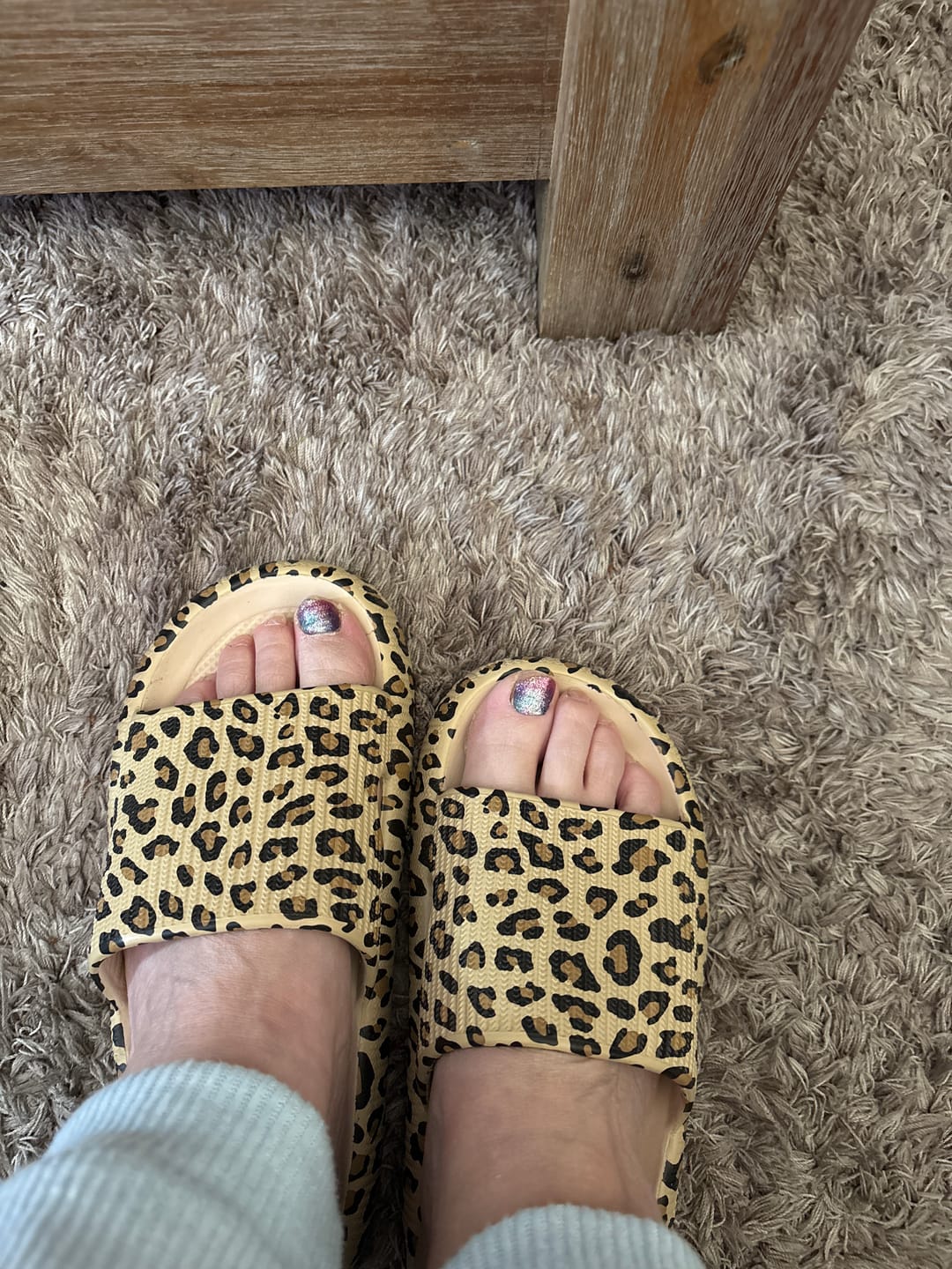 HappyFlops i leopardmønster